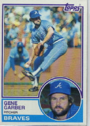 1983 Topps      255     Gene Garber